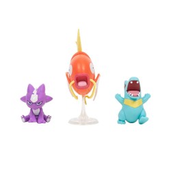 Figurines Pokémon Toxizap Kaiminus et Magicarpe