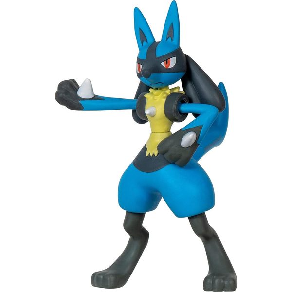 Pokémon pack de 3 figurines Amonita, Lucario et Pikachu