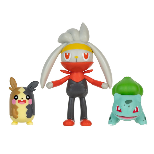 Pack de 3 figurines - Morpeko Lapyro et Bulbizarre