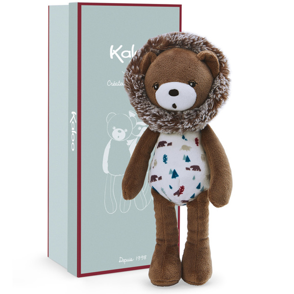 Filoo-Peluche doudou Pantin Ourson Gaston 27 cm