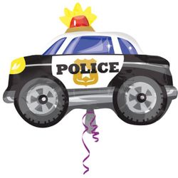 Ballon voiture de police 60x45cm