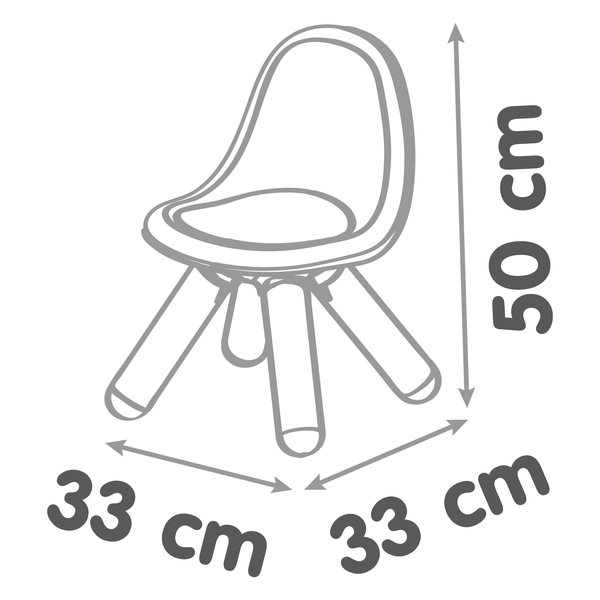 Kid chaise intérieure / extérieure - verte