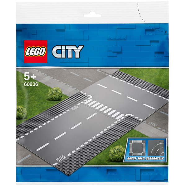 60236 - LEGO® City Plaques droite et intersection LEGO : King Jouet, Lego,  briques et blocs LEGO - Jeux de construction