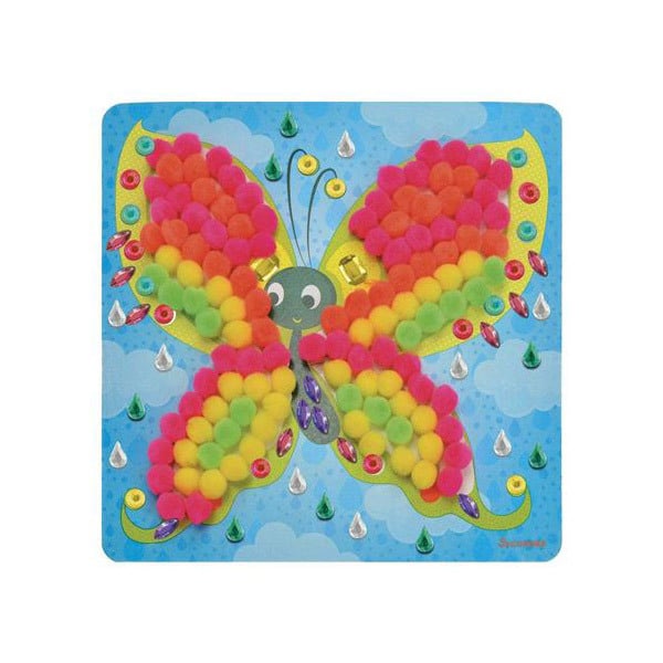 Stick n Fun Tableaux pompoms papillons