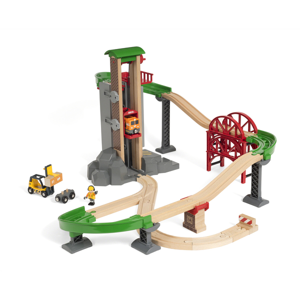 BRIO World 33887 - Grand Circuit Plateforme Multimodale 