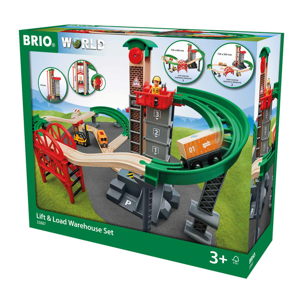 BRIO World 33887 - Grand Circuit Plateforme Multimodale 