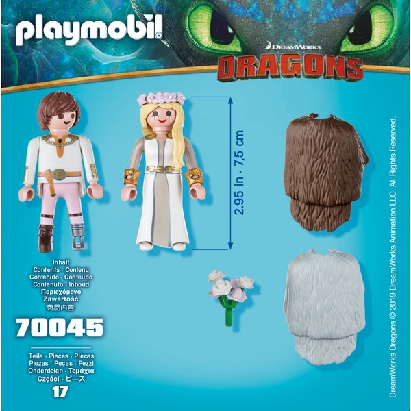 70045 - Playmobil Dragons 3 - Astrid et Harold