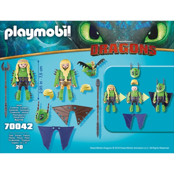 70042 - Playmobil Dragons 3 - Kranedur et Kognedur