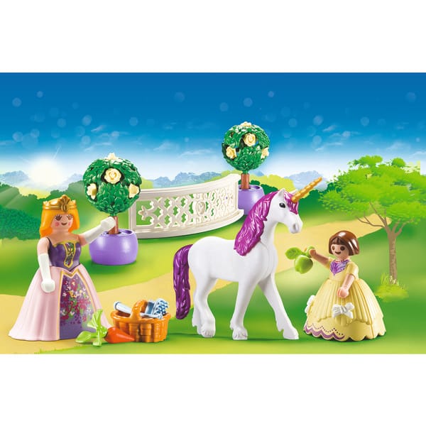 70107 - Playmobil Princess - Valisette Princesses avec licorne