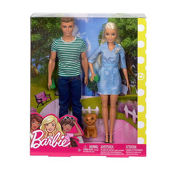 Barbie-Coffret poupées Barbie et Ken Mattel King Jouet Belgique