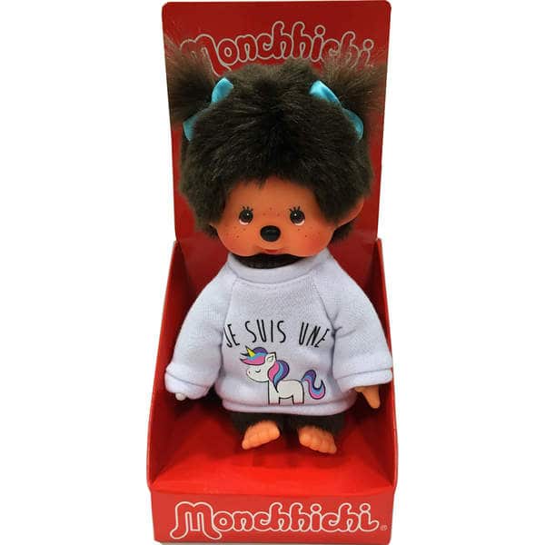 Peluche Monchhichi sweat 20 cm 