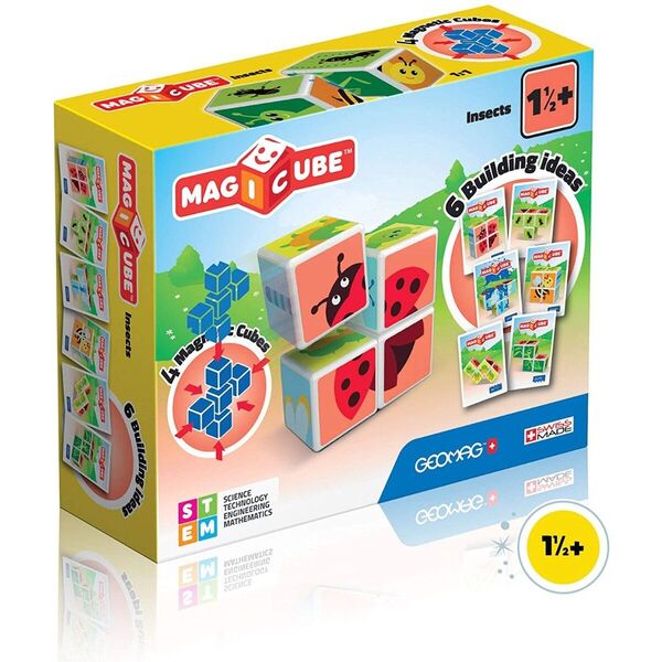 Magicube Insectes 4 cubes - Geomag