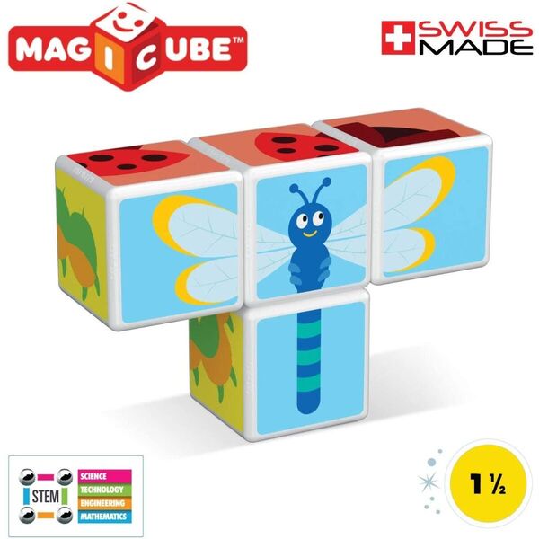 Magicube Insectes 4 cubes - Geomag