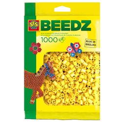 Sachet 1000 perles jaunes