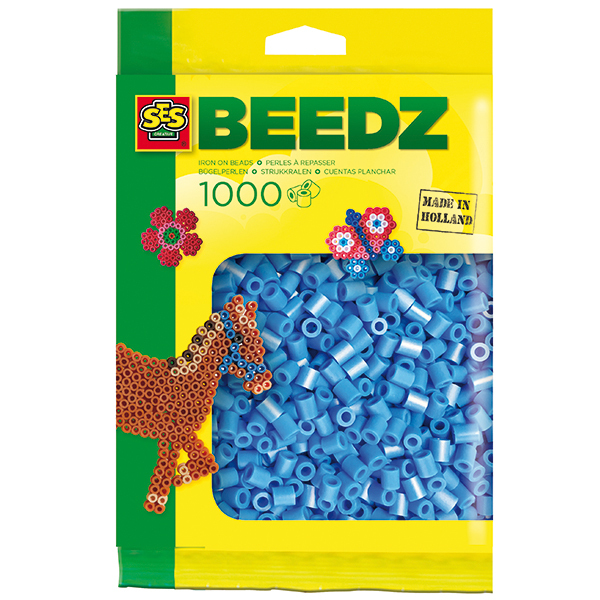 Sachet 1000 perles bleues