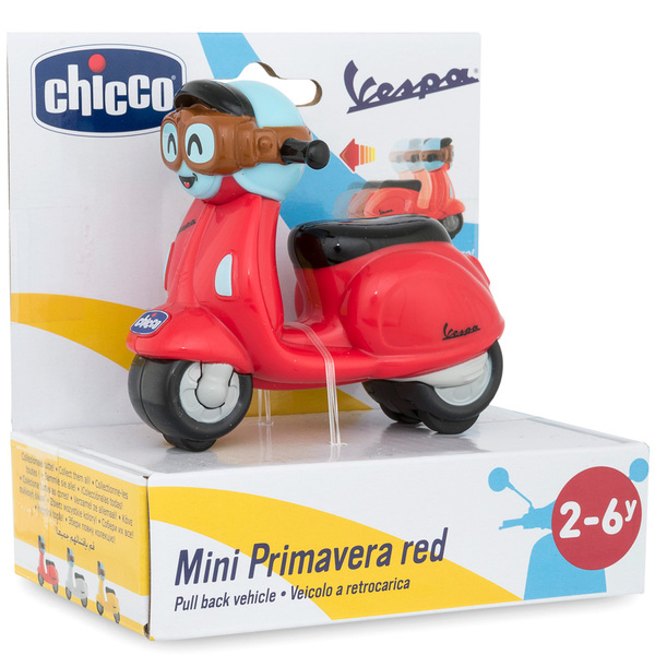 Mini Vespa Primavera rouge