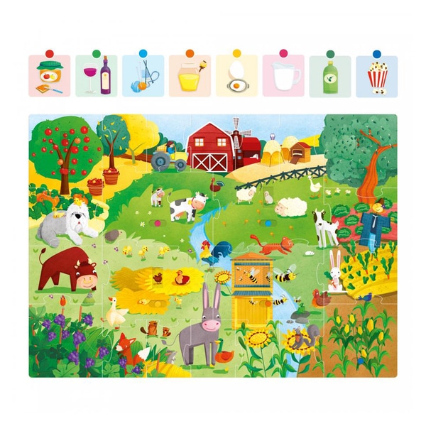 Puzzle les produits de la ferme