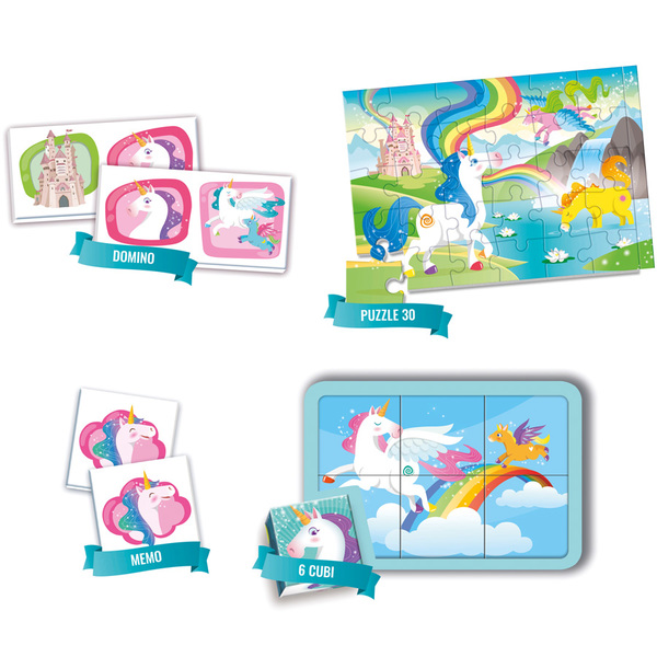 Edukit 4 en 1 licornes
