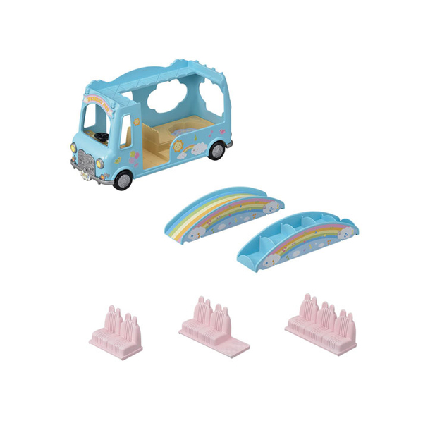 Sylvanian Families - 5317 - Le bus arc-en-ciel des bébés