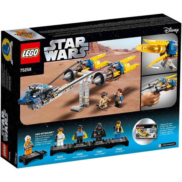 75258-LEGO® Star Wars Le Prodracer d Anakin 20 ème anniversaire