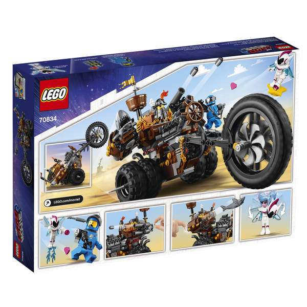 70834 - LEGO® MOVIE 2 Le tricycle motorisé en métal de Barbe d Acier