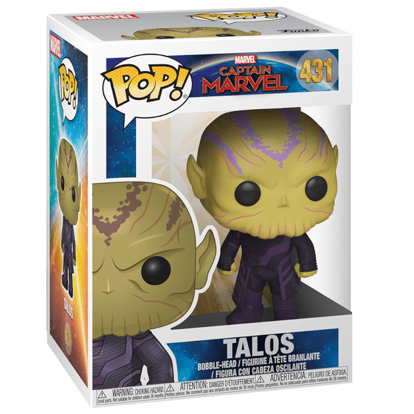 Figurine Talos 431 Captain Marvel Funko Pop