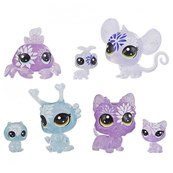 Littlest Petshop-Collection jardin enchanté 7 pièces