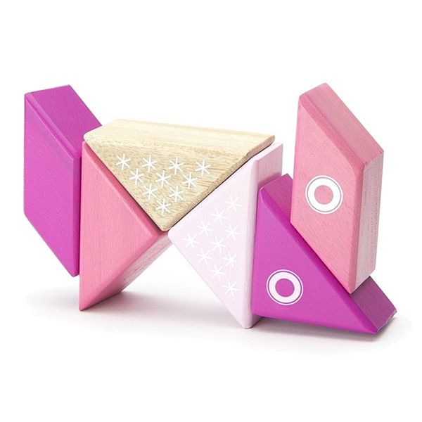 Blocs de bois Tegu Pocket aimanté Buddy Chaton Asmokids : King Jouet ...
