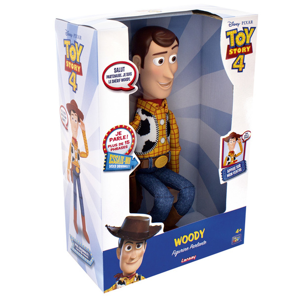 Toy Story 4-Figurine parlante de Woody 40 cm Lansay : King Jouet, Figurines  Lansay - Jeux d'imitation & Mondes imaginaires