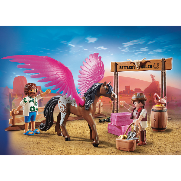 70074 - Playmobil The Movie - Marla & Del avec cheval ailé