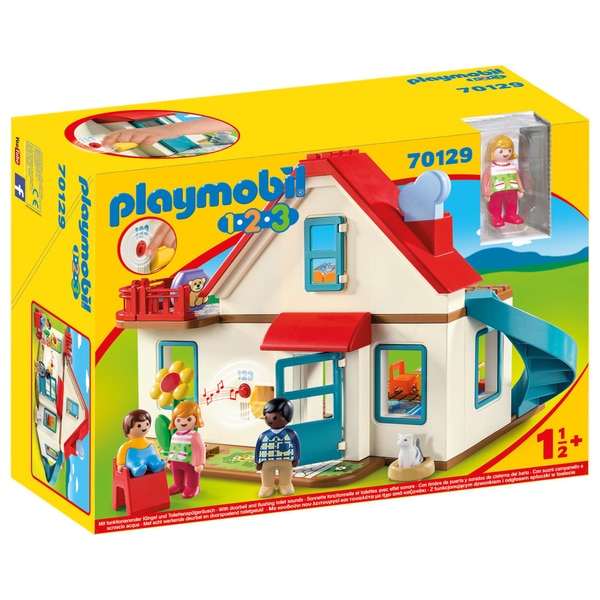 70129 - Playmobil 1.2.3 - Maison familiale Playmobil : King Jouet, Playmobil  Playmobil - Jeux d'imitation & Mondes imaginaires