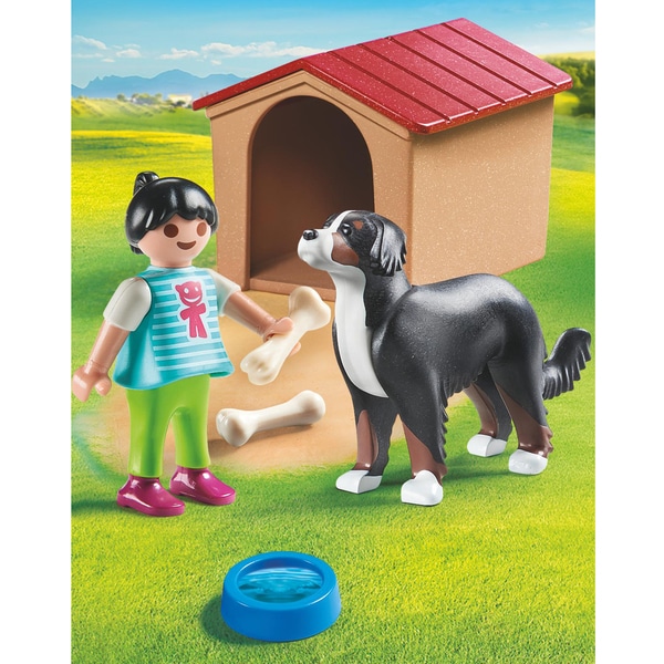 70136 - Playmobil Country - Enfant avec chien 