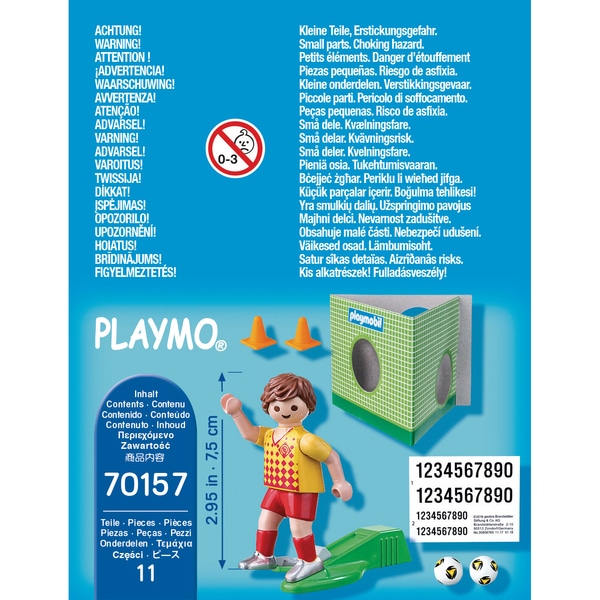 70157 - Playmobil Special Plus - Joueur de foot et but