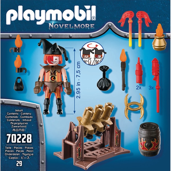 70228 - Playmobil Novelmore - Maître du feu et canon 