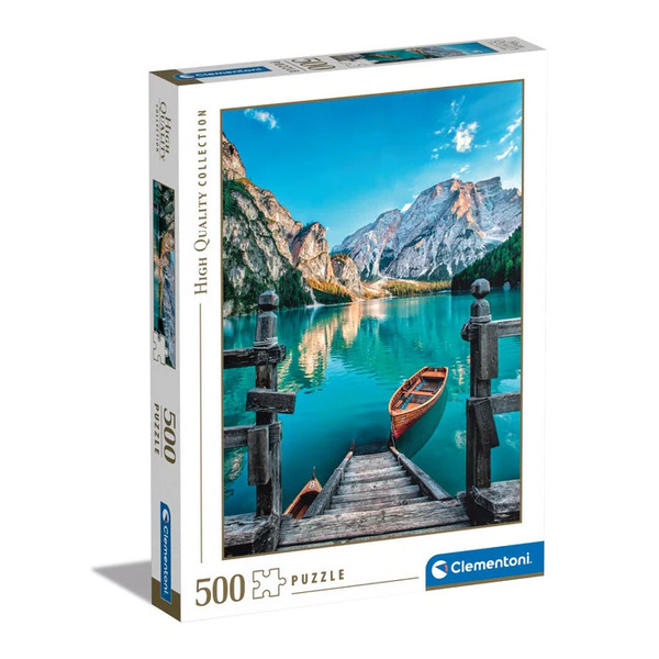 Puzzle 500 pièces - Braies Lake