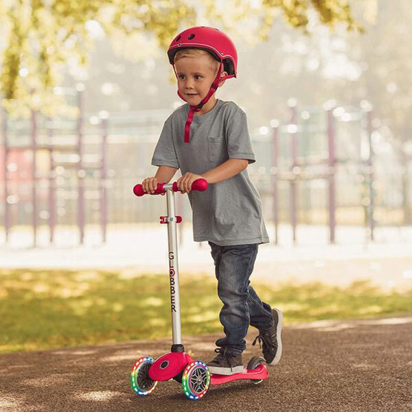 Trottinette Primo Globber Light Wheels rouge