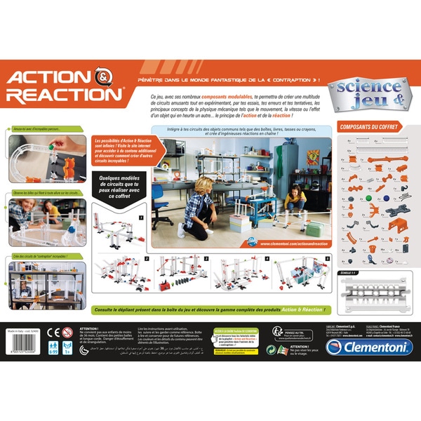 Action et réaction-Coffret scientifique 120 pièces