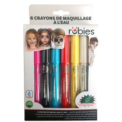 6 crayons de maquillage à l’eau