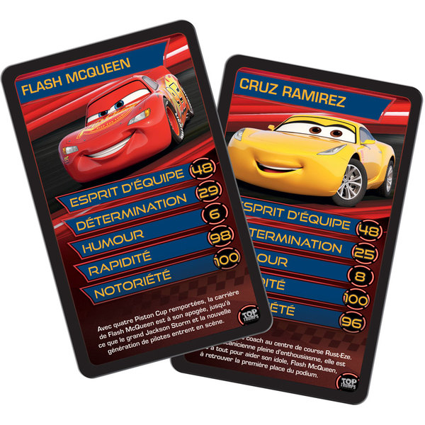 Jeu de bataille Cars 3