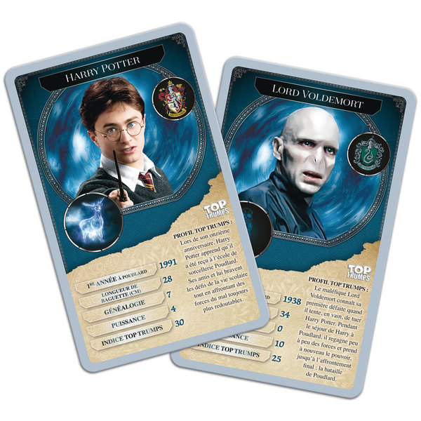 Jeu de cartes Top Trumps Harry Potter