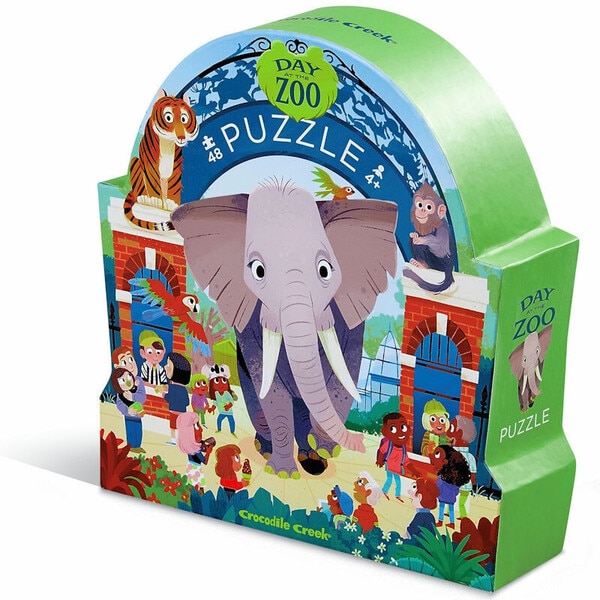 Puzzle 48 pièces - Une journée au zoo