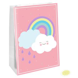 4 sacs en papier Rainbow & Cloud