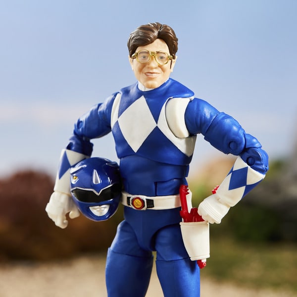 Figurine Power Rangers Lightning Collection 15 cm - Mighty Morphin Ranger bleu