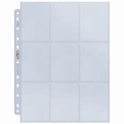 Lot de 100 Feuilles de 9 Cases - Platinum Series