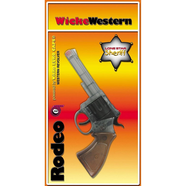 Pistolet jouet rodeo Western - 100 coups
