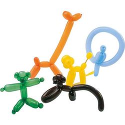 10 Ballons latex à modeler + pompe