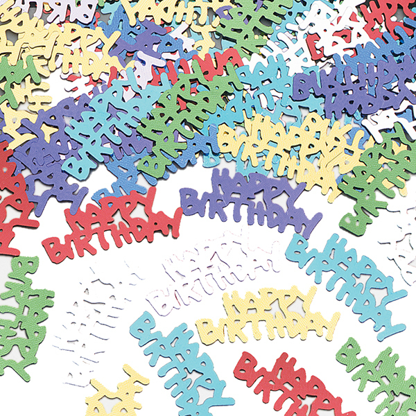 Confetti déco Happy Birthday