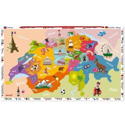 La carte magnétique de Suisse - Puzzle en bois