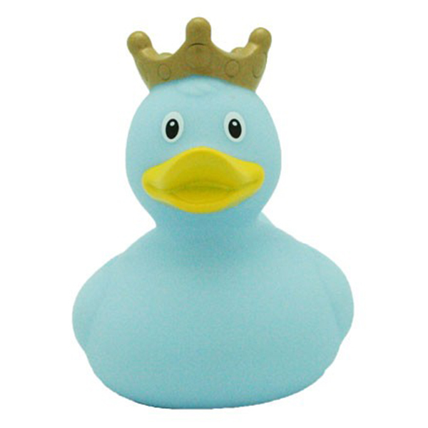 Canard du bain couronne bleu clair