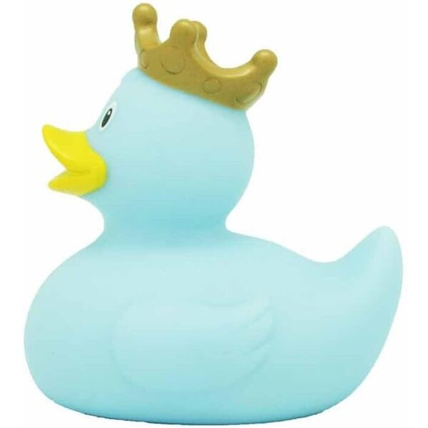 Canard du bain couronne bleu clair